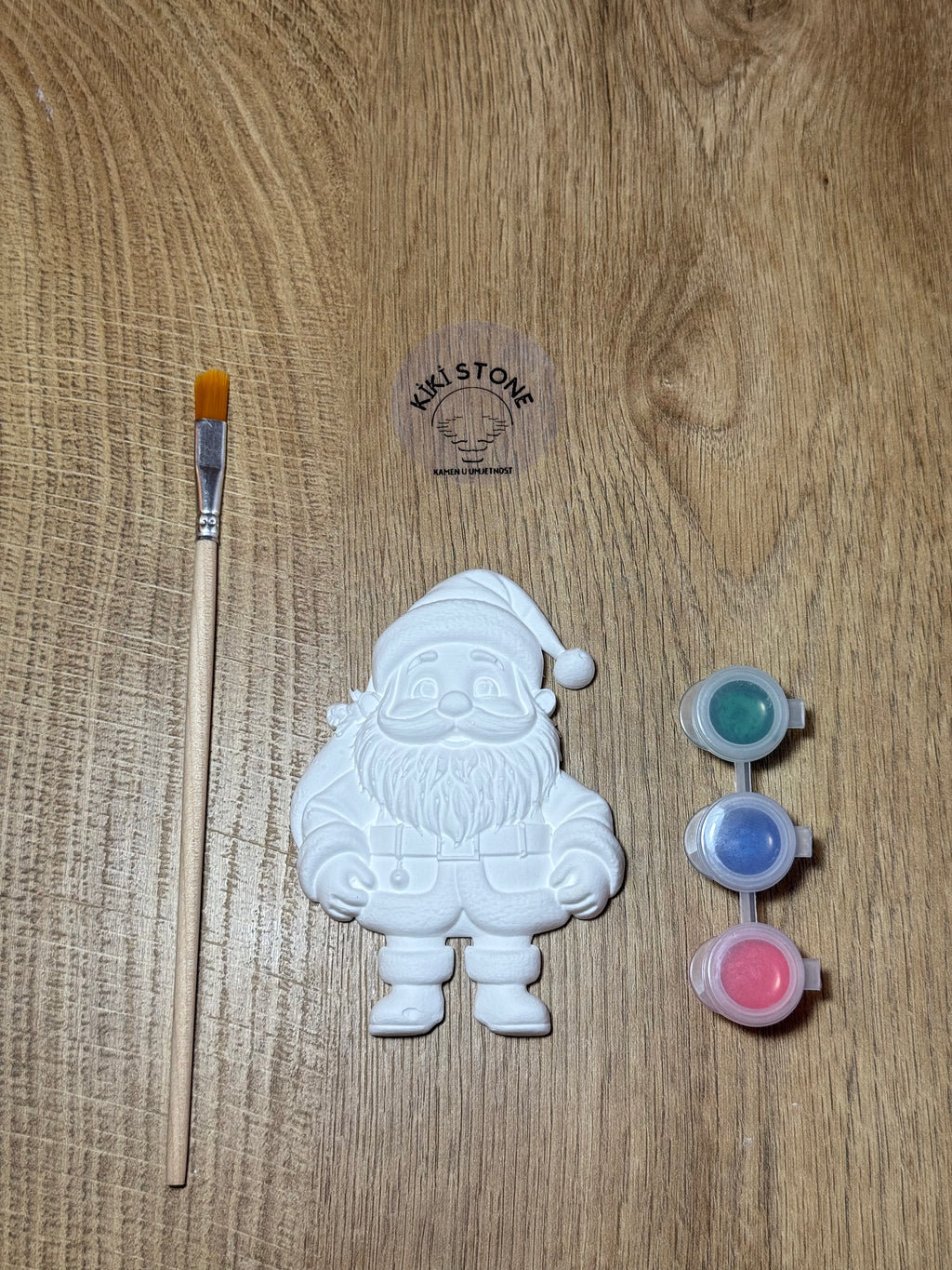 Christmas Santa Claus Stone Painting Set