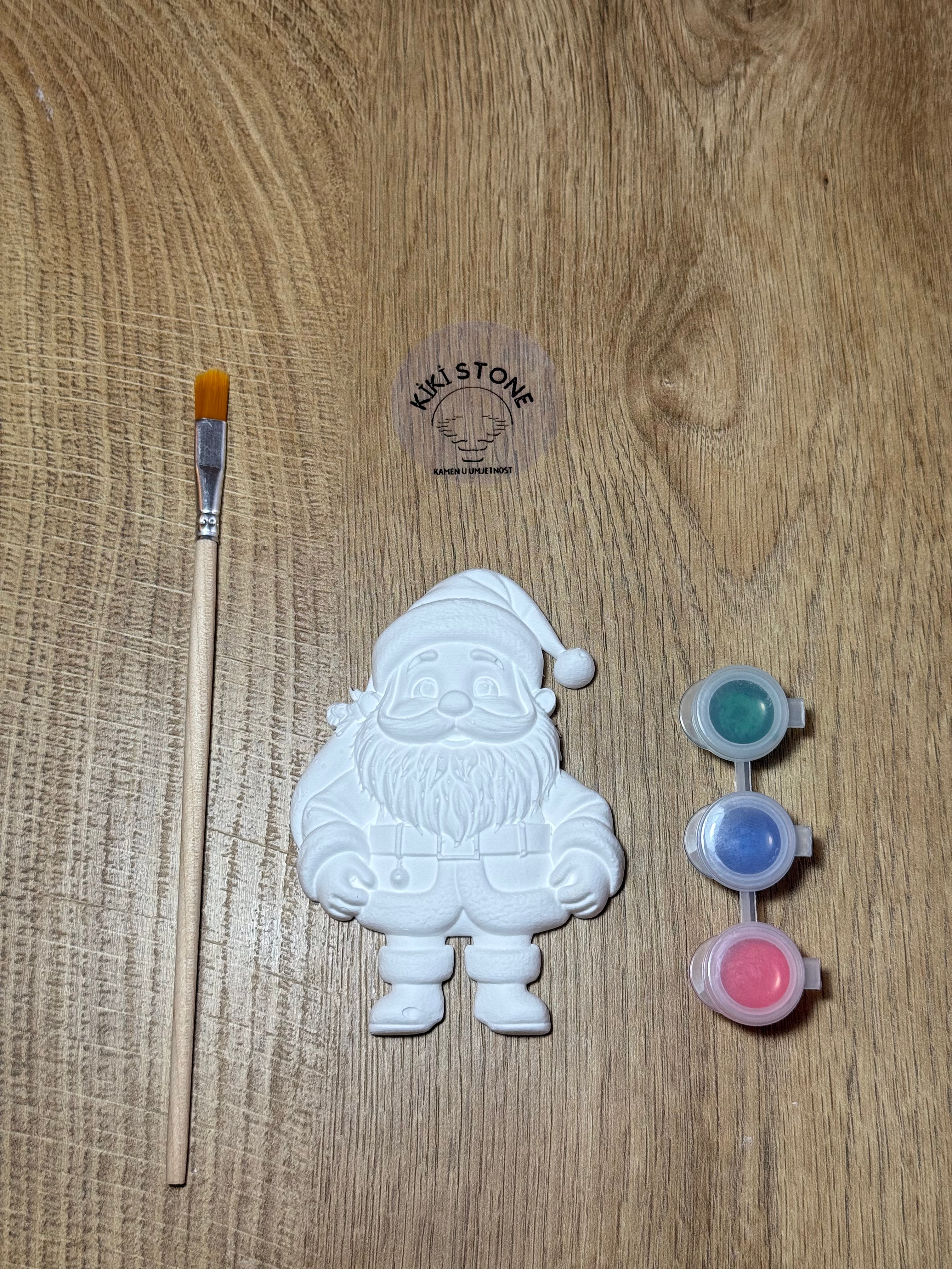 Christmas Santa Claus Stone Painting Set