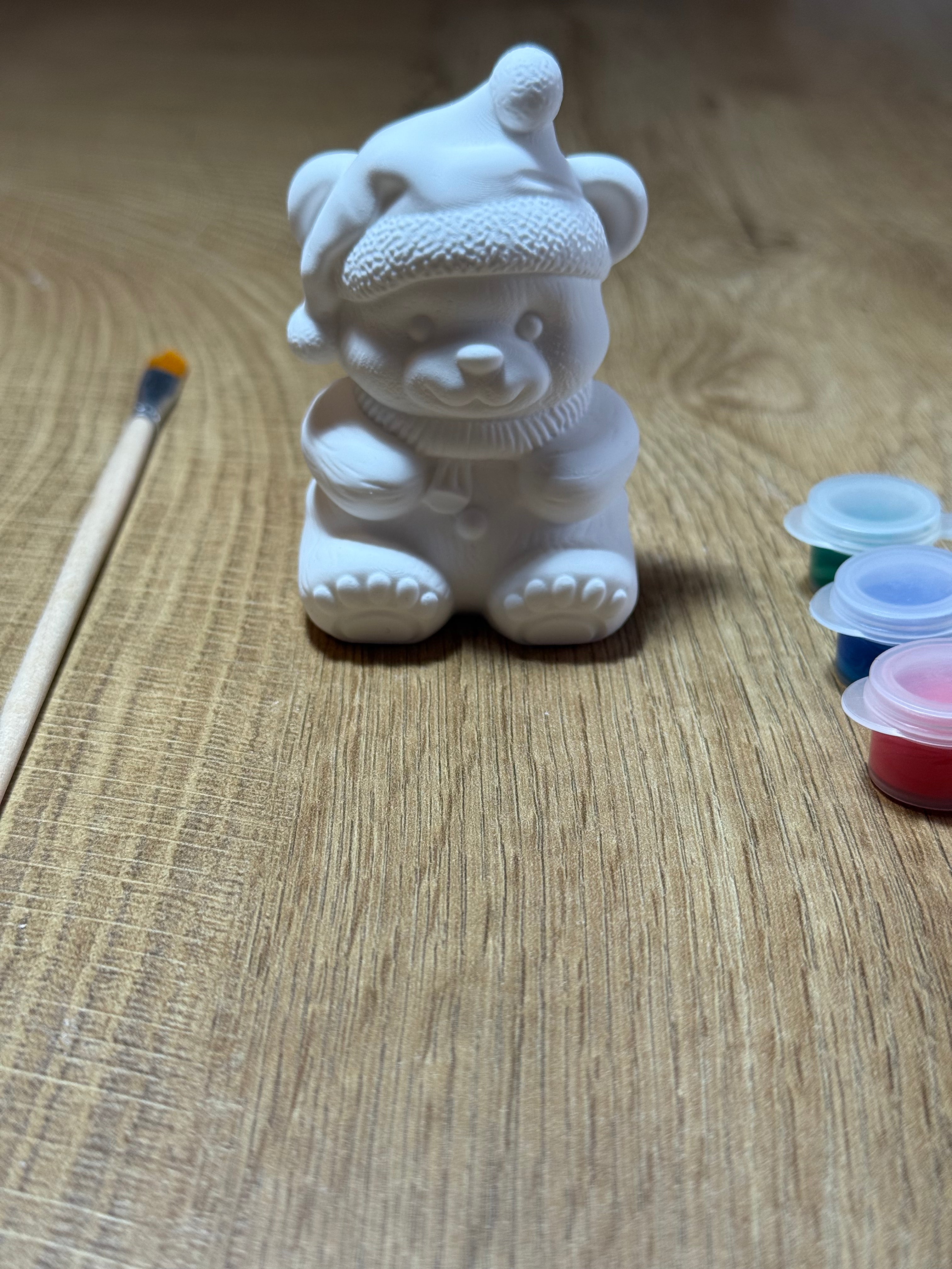 3D Cute Winter Bear Stone Painting Set