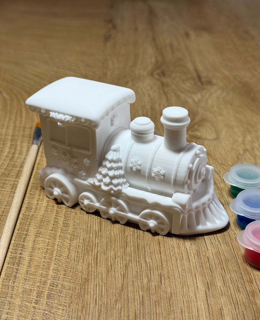3D Christmas Train Stone Painting Set
