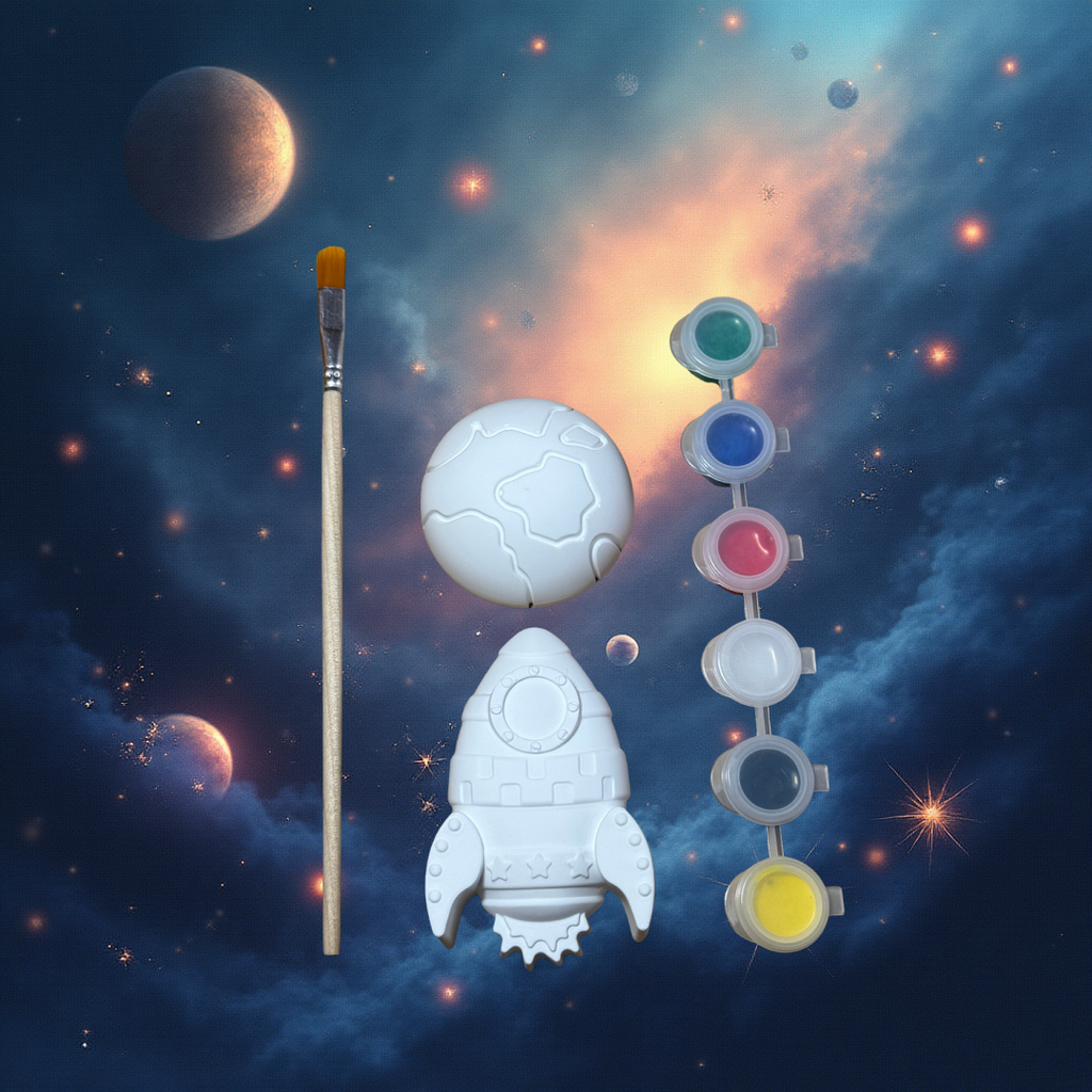 Space Themed Stone Painting Set